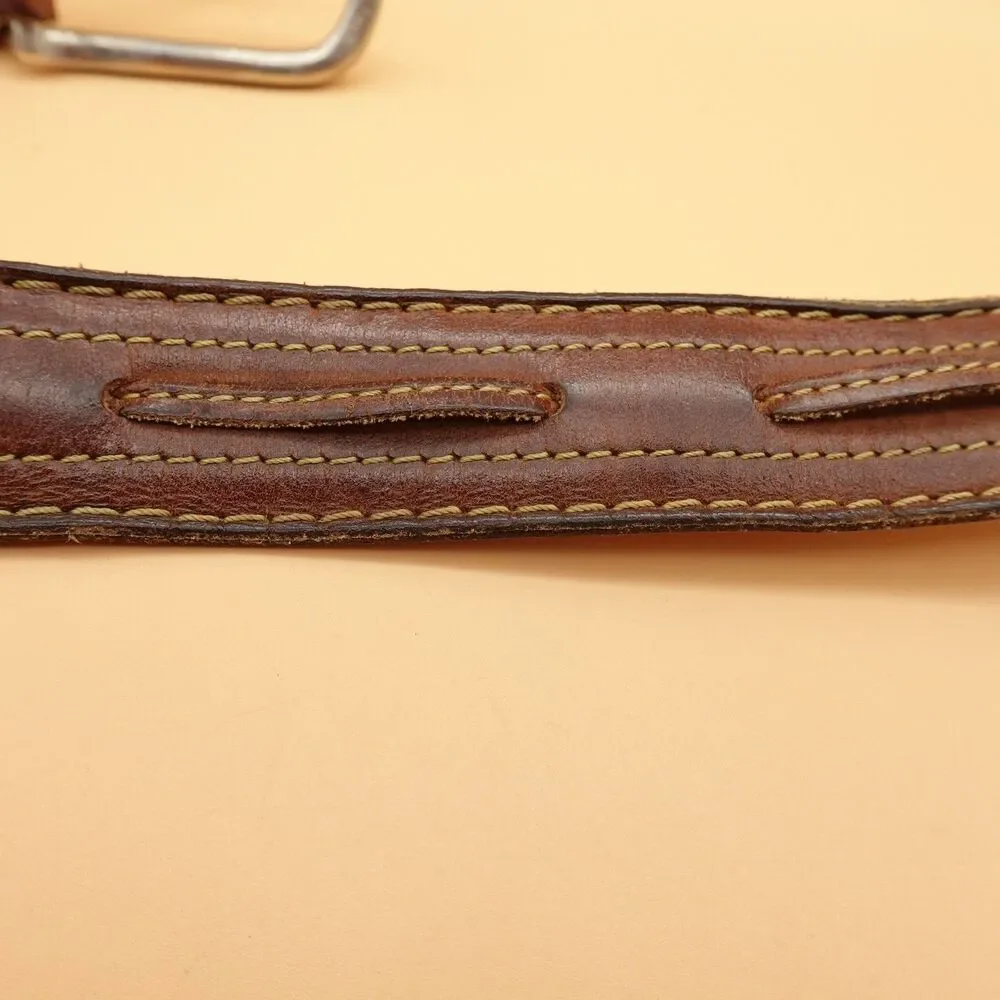 Johnston & Murphy Belt Mens Size 38 Brown American Glove Cowhide Leather Classic